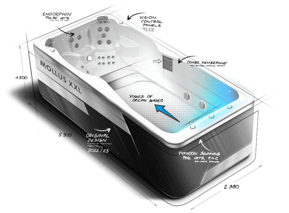 swim spa mollus xxl